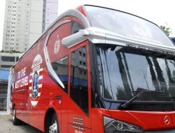 Persija Pamer Bus Baru yang Dilengkapi Fasilitas Mewah Seperti Pesawat