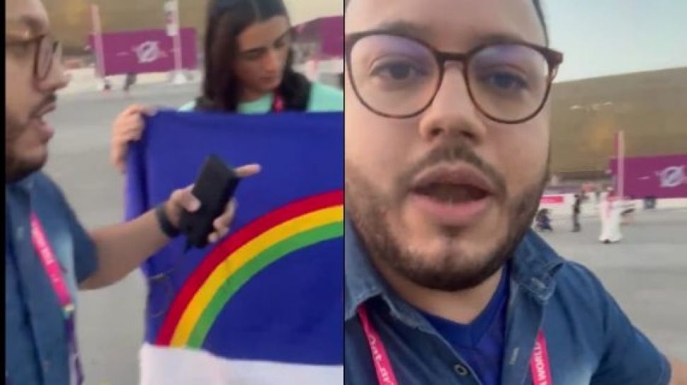Bendera Pernambuco Brasil Diinjak-injak Polisi Qatar karena Ada Gambar Pelangi, Dikira Lambang LGBT
