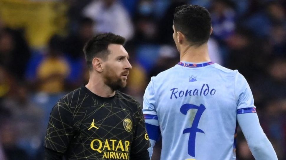 Cristiano Ronalo Cetak Brace saat Dikalahkan Lionel Messi Cs 5-4