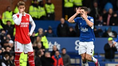 Tak Berdaya di Markas Everton, Arsenal Dipaksa Menyerah dengan Skor 1-0