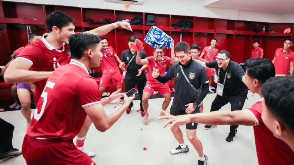 Elkan Baggott Joget Rungkad, Ruang Ganti Timnas Indonesia U-23 Heboh!
