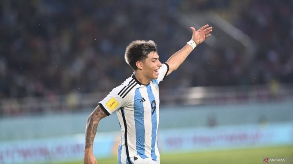 Mesin Gol Timnas Argentina Agustin Ruberto Dabet Sepatu Emas Piala Dunia U-17