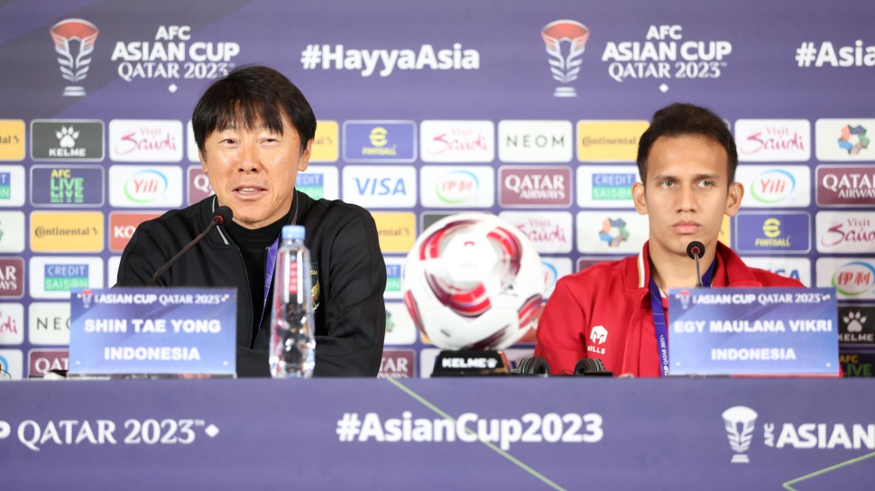 Timnas Indonesia vs Jepang, Shin Tae-yong Ingin Buktikan Skuad Garuda Bukan Tim Lemah