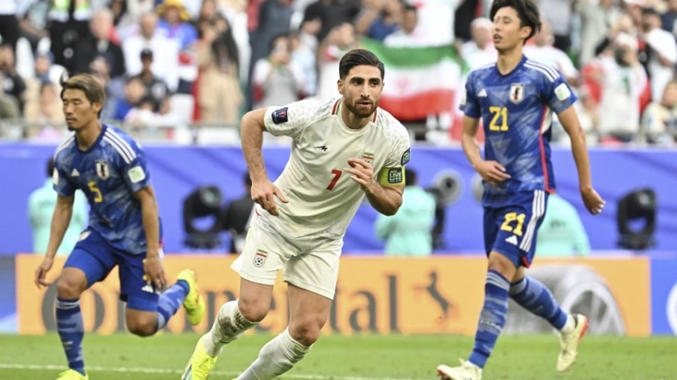 Menang Dramatis 2-1 Lawan Jepang, Iran Melaju ke Semifinal